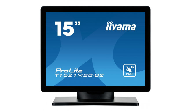 "IIYAMA 38.0cm (15"") T1521MSC-B2 4:3 M-Touch VGA+HDMI retail"