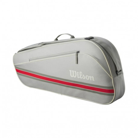 Torba tenisowa Wilson Team 3PK szaro-czerwona WR8039803001