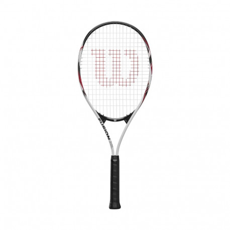 Rakieta do tenisa ziemnego Wilson Fusion XL Rkt 2 4 1/4 biało-czarna WR147910U2