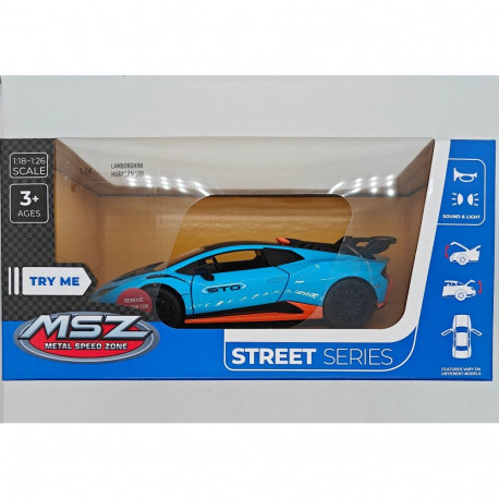 MSZ metallist mudelauto McLaren 765 LT, skaala 1:24