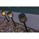 New Garden Gretita Solar Lamp Garden Spike   4 units   black