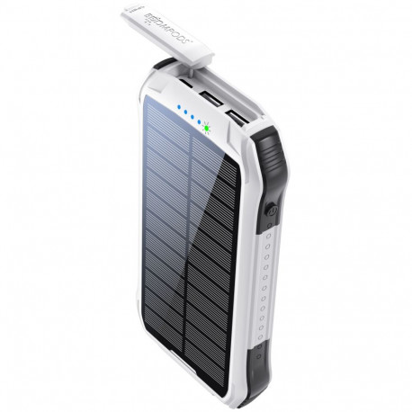 Boompods Neutron Solar Powerbank 10.000mAh valge