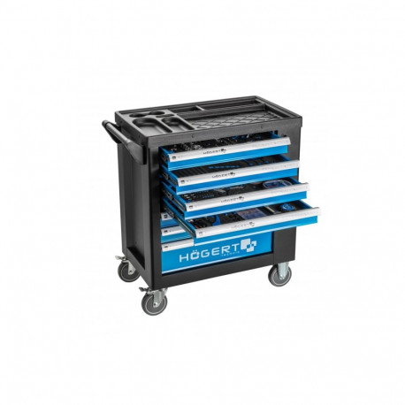 Tööriistakäru 7 sahtlit 544 osa