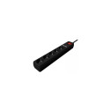 Gembird SPG5-U2-5-02 Power extension 5 AC outlets 1.5m