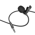 EOL HOCO microphone for mobile phone Jack 3,5mm L14 2 m black