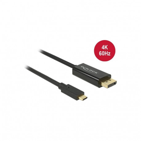 USB Adapterkabel, USB-C Stecker > DisplayPort Stecker (schwarz, 3 Meter, 4K 60Hz)