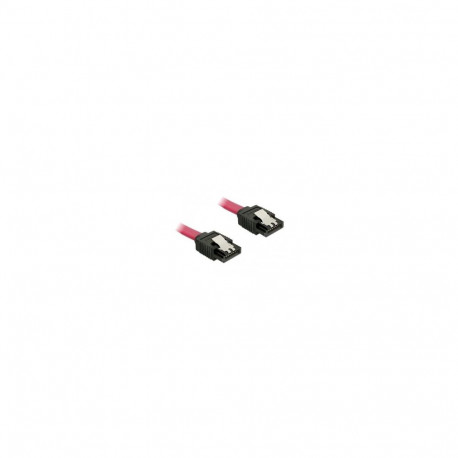 Delock Cable SATA straight/straight red 30cm - 6GB/s