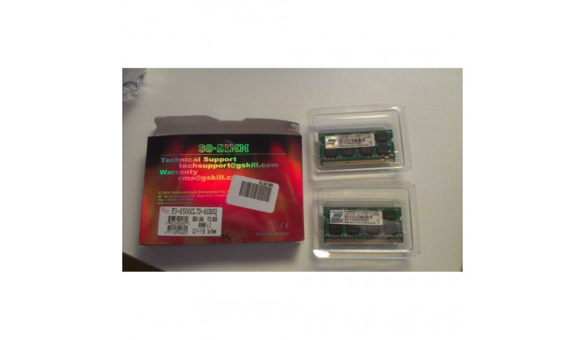 G.Skill DDR3 SO-DIMM 8GB 1066-777 SQ Dual