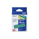 Brother TZe-731 lint, 12 mm x 8 m, must rohelisel taustal