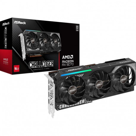 ASRock Radeon RX 9070 Challenger 16GB GDDR6 Graphics Card (RX9070 CL 16G)