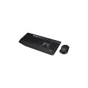 Logitech | MK345 | Keyboard and Mouse Set | Wireless | Mouse included | Batteries included | US | Bl