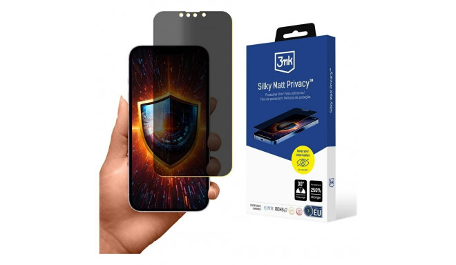 3MK Silky Matt Privacy ekraanikaitse Apple iPhone 16E jaoks