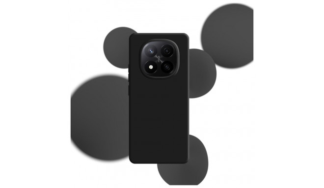 3MK Silicone Case for Xiaomi Redmi Note 14 Pro+ black