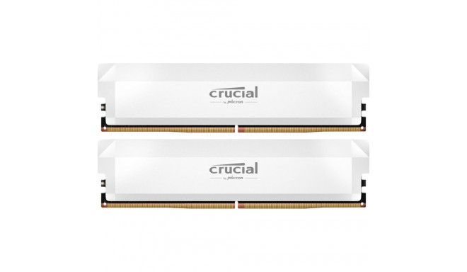 Crucial Pro overclocking 32GB [2x16GB 6000MHz DDR5 CL36 UDIMM] valge