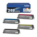 Brother TN248VAL laser toner cartridge, four-color pack Brother TN248VAL laser toner cartridge, four-color pack