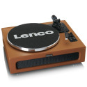 Lenco LS-430 record player 4x speakers BT brown