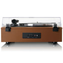 Lenco LS-430 record player 4x speakers BT brown