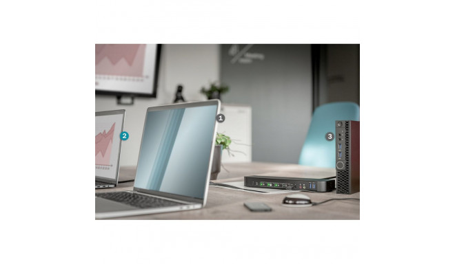 Digitus KVM Switch, 4-Port, 4K60Hz, 4 x DP in, 1 x DP/HDMI out