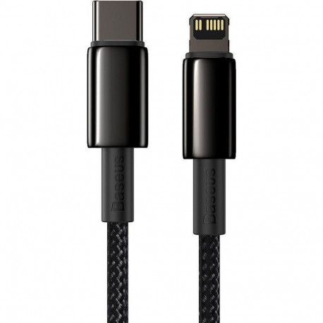BASEUS cable Type C to Lightning PD 20W Tungsten Gold 1m black