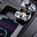 Dudao 2PRO+ Transmitter with PD25W Bluetooth 5.3 RGB Charging Ports Black