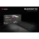 Mechanical keyboard BLACKOUT X2 OUTEMU Blue, Hot Swap