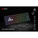 Mechanical keyboard BLACKOUT X2 OUTEMU Blue, Hot Swap