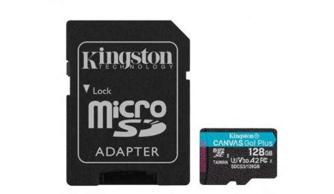 Memory card microSD 128GB Canvas Go! Plus 170/90MB/s Adapter