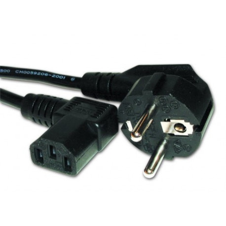 6 ft VDE Approved Right-Angle C13 Power Cord