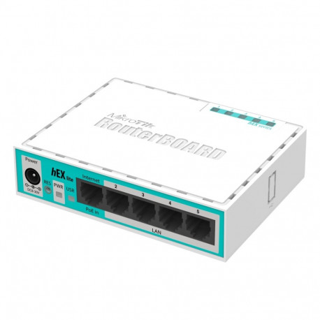 Router - Mikrotik hEX lite 850 MHz 5-Port PoE White