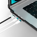 TECH-PROTECT SMARTSHELL PRO MACBOOK AIR 15 M2 / M3 / M4 / 2023-2025 BLACK/CLEAR