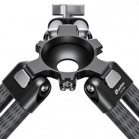 Leofoto LVC-253C+BV-15 Carbon fiber twin leg tripod