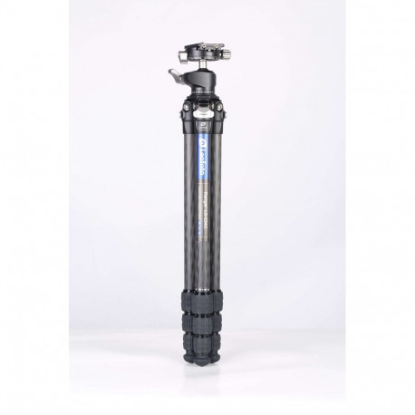 Leofoto LS-224C+LH-25 CNC tripod with ball head and separate center column tubes 22/19/16/13 mm