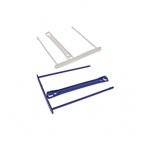 Arhiiviklambrid Fellowes, 8cm, valge 3Re, 100 tk