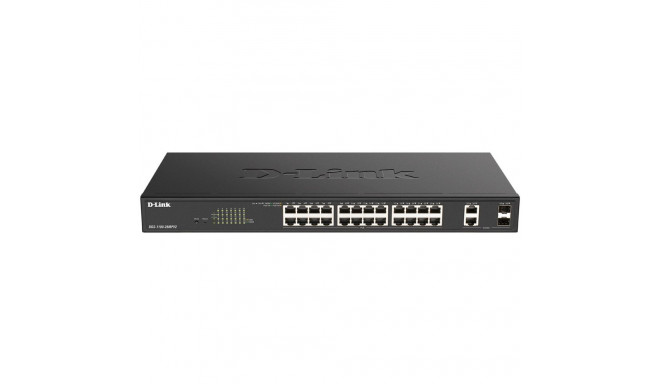 "24P+2P D-Link DGS-1100-26MPV2/E M RM 2xSFP PoE (370W)"