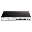 "8P+2P D-Link DGS-1210-10MP/E M RM 2xSFP PoE (130W)"
