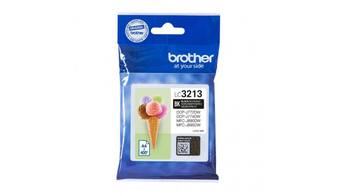 "Brother Tinte LC-3213BK Schwarz bis zu 400 Seiten nach ISO/IEC 24711"