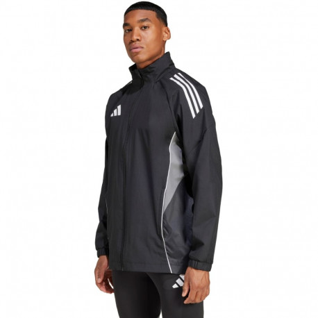 Adidas meeste võistlusjope Tiro 25 IW0427 L kõigile ilmastikutingimustele, must