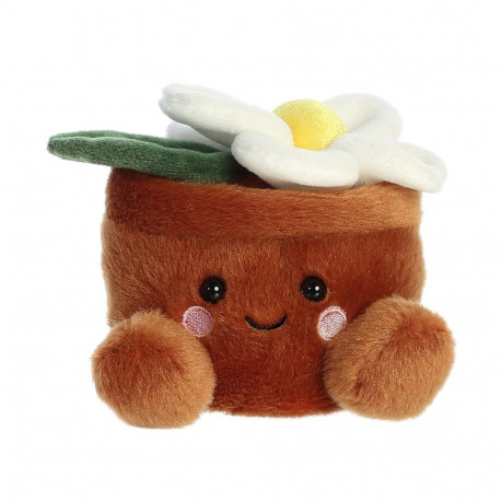 AURORA Palm Pals plush toy, Daisy in a pot, 12 cm
