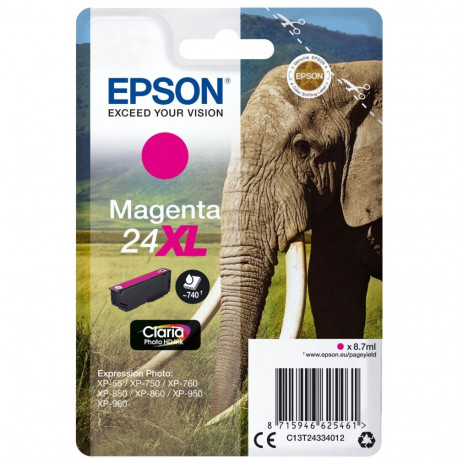 Epson ink cartridge XL magenta Claria Photo HD T 243     T 2433