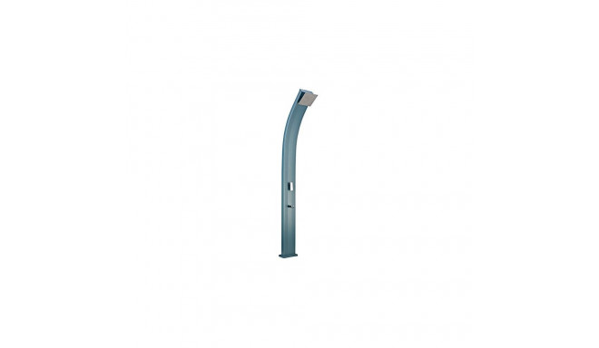 Steinbach Speed Shower Solar shower slim line deluxe, outside shower (blue / silver)