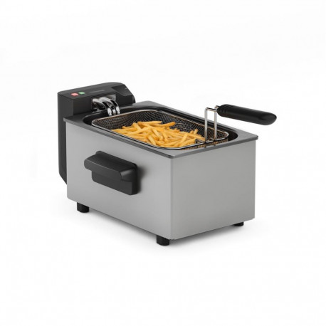 Tristar FR-9338 roostevabast terasest/must fritüür 2000 W 3 l
