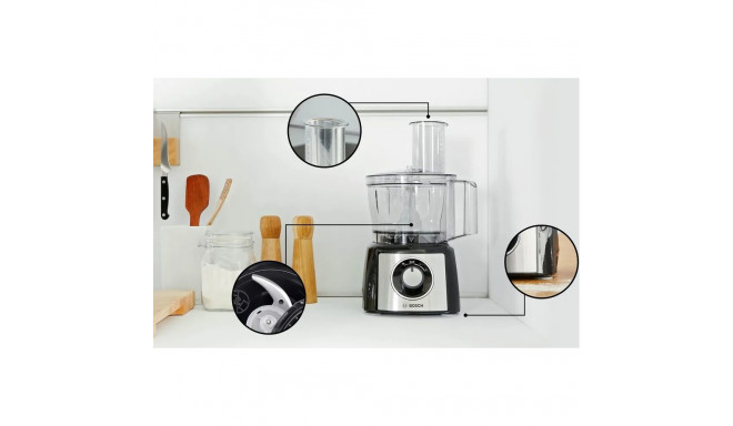 Bosch | Food Processor MultiTalent 3 Plus | MCM3PM386 | 900 W | Number of speeds 2 | Bowl capacity 2