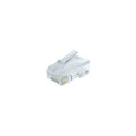 Modulaarne pistik (adapter) 8P8C tahkele CAT6 LAN kaablile, 10 tk kotis | Cablexpert