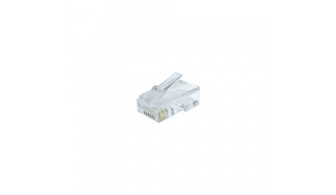 Modulaarne pistik (adapter) 8P8C tahkele CAT6 LAN kaablile, 10 tk kotis | Cablexpert
