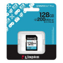 Kingston Canvas Go! Plus 128 GB SD mälukaart klass 10, UHS-I, U3, V30