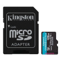 Kingston Canvas Go! Plus 128 GB microSD mälukaart Class 10, UHS-I, U3, V30, A2