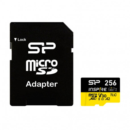 Silicon Power Inspire 256 GB microSDXC mälukaart klass C10 UHS-I U3 V30