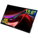 Verbatim kaasaskantav puuteekraanmonitor 15.6" ultra HD 4K must 32238