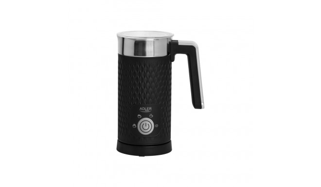 Adler AD 4494 d Milk frother, Frothing and heating, Black | Adler