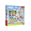 Puzzle - 4ühes (12, 15, 20, 24) - Bluey ja tema maailm Trefl 34637